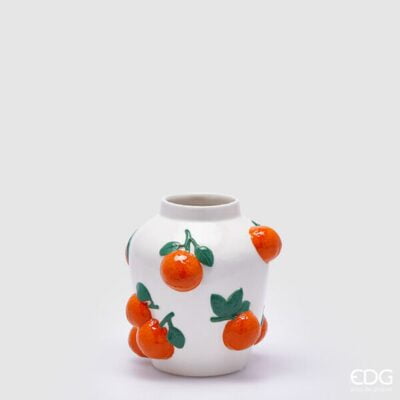 EDG Vaso in ceramica con arance Ø 18