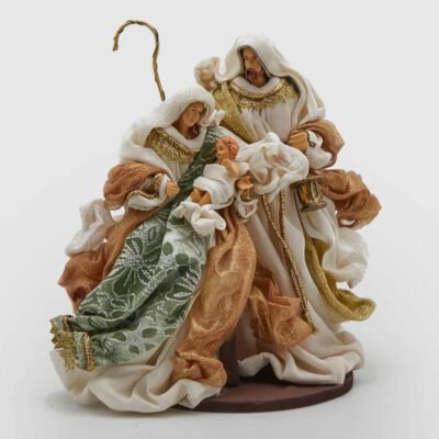 Décoration de Noël élégante Nativité Roi avec socle H 25 cm EDG